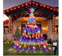 Guirlande lumineuse - AIMOONSA - Noël Étoile 350 LED - Multicolore - 8 modes - IP44 ext/int