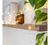 Guirlande Lumineuse Argenté 100 Micro LED Blanc Chaud