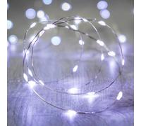 Guirlande Lumineuse Argentée 20 Micro LED Blanches