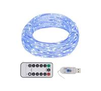 vidaXL Guirlande lumineuse 150 LED décorative pour extérieur et Noël Bleu 15 m