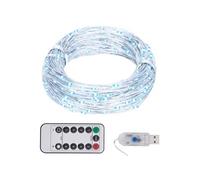 Vidaxl Guirlande Lumineuse Avec 150 Led Blanc Froid 15 M