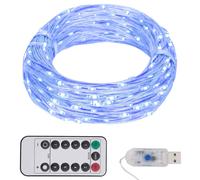 vidaXL Guirlande lumineuse 150 LED décorative pour extérieur et Noël Bleu 15 m