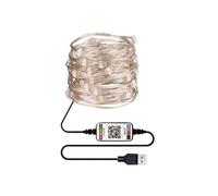Guirlande Lumineuse Bluetooth Led Sapin De Noël 15M 150 Lumière Blanc MK156