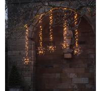 Guirlande Lumineuse Cascade d'Extérieur à LED avec Effet Scintillant