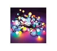 Guirlande lumineuse sphérique EDM - style guinguette - multicolore - 120 ampoules LED - 14 m - 71015