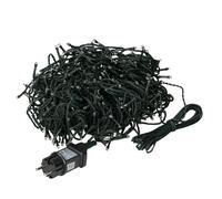 Guirlande lumineuse Cluster ECD Germany 36m 480 LED blanc froid minuterie 8 modes d'éclairage IP44