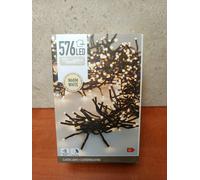 Guirlande lumineuse Cluster Lights 576 LED 4 m - blanc chaud