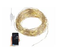 Guirlande lumineuse connectée - Luminea Home Control - 10 m - Fil de cuivre - 100 LED - Compatible Alexa/Siri