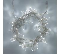 Guirlande Lumineuse Core Connect 10m 100 LED Blanche Câble Transparent Raccordable