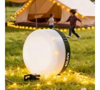 Guirlande lumineuse de camping d’extérieur, 8 modes d’éclairage, rangement rapide, lanternes de camping pour coupures de courant, charge rapide Type-C, lampe de camping portable 2-en-1 pour tentes