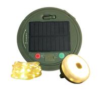 Guirlande lumineuse de camping - Guirlande lumineuse étanche pour patio, ampoules LED incassables | Lampe Led Rechargeable 4 en 1 avec 8 Modes, lampe solaire pour la décoration de la maison, Camping,