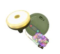 Guirlande lumineuse de camping rechargeable - Portable - Lampe de camping enroulable - Atmosphères extérieures - Lampe décorative facile à utiliser pour les atmosphères extérieures