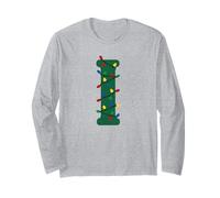 Guirlande Lumineuse de Noël avec Monogramme Lettre I Manche Longue