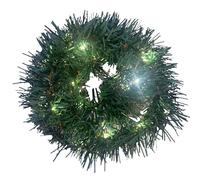 Guirlande lumineuse de Noël en rotin de 10 m - Décoration de cheminée - Pour intérieur ou extérieur - Bar - Chambre à coucher - Anniversaire - Banquet - Cour, maison, jardin, mariage