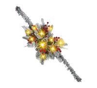 Guirlande lumineuse de Noël pour boîte aux lettres - Décoration extérieure avec lumière