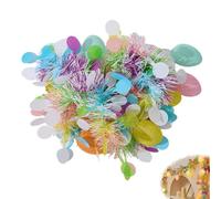 Guirlande lumineuse de Pâques de 2 m, guirlande d'œufs de Pâques fissurés avec guirlande d'œufs à LED multicolores, guirlande craquelée 10