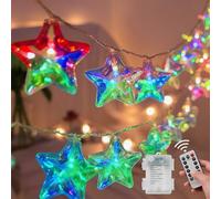 Guirlande Lumineuse Decoration Noel, 300cm Guirlandes Lumineuse Sapin de Noel, Noël Decoration Interieur 20 LEDs, Guirlande Lumineuse à Piles pour IntéRieur ExtéRieur, Décoration de Noël Sapin