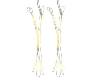 Guirlande lumineuse décorative guirlande lumineuse suspendue lampe de balcon lumière extérieure lumière de fête 20x bande LED, 0,04 W, L 148 cm