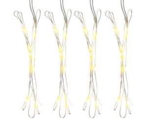 Guirlande lumineuse décorative guirlande lumineuse suspendue lampe de balcon lumière extérieure lumière de fête 40x bande LED, 0,04 W, L 148 cm