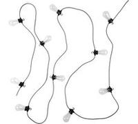 Guirlande Lumineuse d'Extérieur 10 Ampoules LED Transparentes Eclairage Blanc Chaud - GONALS - ALTOBUY Blanc G