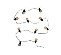 AltoBuy Guirlande Lumineuse d'extérieur 10 Ampoules LED Transparentes éclairage Blanc Chaud (L7,70m)