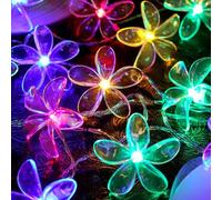 Guirlande Lumineuse d'extérieur à 40 LED, Motif Fleurs de Cerisier, étanche, pour Jardin, terrasse, Cour, pelouse, Mariage (Couleur : 1,5 m, 10 LED)