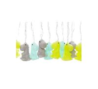 Guirlande lumineuse dinosaures - Vert, Gris et Bleu