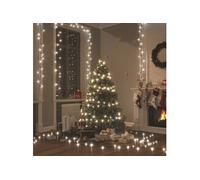 vidaXL Guirlande Lumineuse Eclairage Lumière de Décoration Sapin de Noël Fête Salon Chambre Escalier 2000 LED Intérieur/ex. 200m IP44 Blanc Froid Cold white G