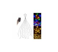 Lunartec Guirlande lumineuse effet cascade pour sapin de Noël, 320 LED, avec bluetooth & application