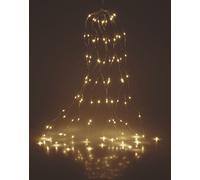 Guirlande lumineuse en fil de fer - blanc chaud / 160 LED - Deko Weihnachts Leuchtdraht Batterie betrieben