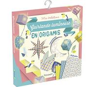 Guirlande lumineuse en Origamis Pochette avec 20 feuilles, 1 guirlande avec 10 loupiotes et 1 guide À partir de 6 ans