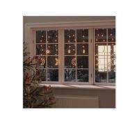 Guirlande lumineuse étoile et lune avec télécommande 138 LED