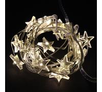 Guirlande lumineuse étoilée à LED avec minuterie pour l'intérieur