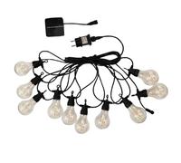 Guirlande lumineuses Lumisky Guirlande lumineuse extérieur connectable PARTY CLEAR HYBRID Noir plastique
