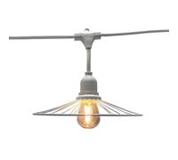 Lumisky Guirlande lumineuse ext. CHIC WHITE LIGHT CONNECTABLE — 6m, 10 ampoules E27, LED blanc chaud