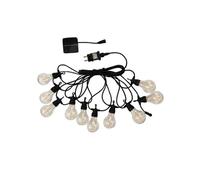 Guirlande lumineuse extérieur connectable PARTY Noir Plastique 7,5m