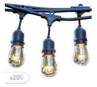 Guirlande lumineuse MAFY 20 LIGHT Noir Caoutchouc 10M
