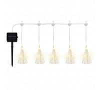 Guirlande lumineuse extérieur solaire 5 boules effet feu d'artifice FIREWORKS STRING LIGHT 4m