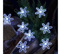 Guirlande Lumineuse Extérieure 20 Flocons de Neige