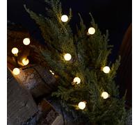 Guirlande Lumineuse Extérieure 50 Boules Blanc Chaud