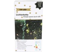 Guirlande lumineuse extérieure avec 100 LED blanc chaud Décorations de Noël