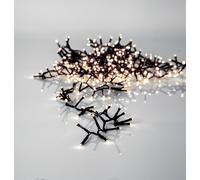 Guirlande lumineuse extérieure CRISPY ICE WHITE noir LED 540x 31V DC
