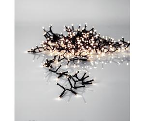 Guirlande lumineuse extérieure CRISPY ICE WHITE noir LED 540x 31V DC