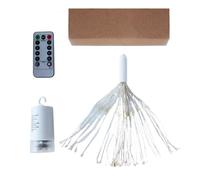 Guirlande Lumineuse Extérieure Étanche 8 Modes Télécommande Lanterne Décor | Avec Crochet et Minuterie, Guirlande Lumineuse à Piles Pour Couloir, -Toits, Jardin, Fête, Tente, Mariage, Vacanc