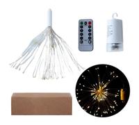 Guirlande Lumineuse Extérieure Étanche Lanterne d'Arbre Étanche à 8 Modes | Guirlande Lumineuse de Noël à Piles avec Crochet et Minuteur Pour Couloir, -Toits, Jardin, Fête, Tente, Mariage,