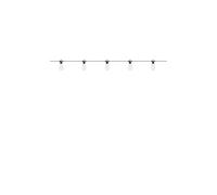 Markslöjd Garden 24 guirlande lumineuse extérieure 6x0.24 W noir-transparent 107293