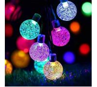 Guirlande Lumineuse Extérieure Solaire - MTEVOTX - Forever Light - Boule de Cristal - 8 Modes - Multicolore