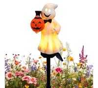 Guirlande lumineuse fantôme en forme de d'Halloween, éclairage réaliste effrayant pour allée, 46 x 9,5 x 9,5 cm, figurines de cour résistantes intempéries, idéales pour jardin