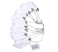 Guirlande lumineuse fantôme pour décoration d'Halloween, 10 LED à suspendre, lanterne lumineuse pour fenêtre intérieure ou extérieure, décoration de fête pour la maison, la cour, la terrasse, la
