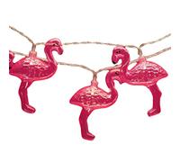 Guirlande lumineuse flamant rose à piles